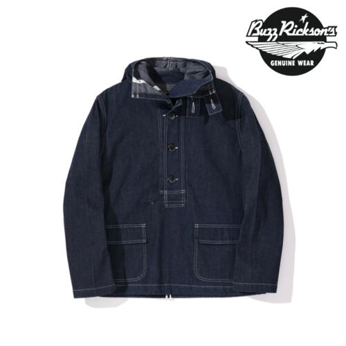버즈릭슨 해군 가스 프로텍션 후드 파커 점퍼 데님 BR11703
