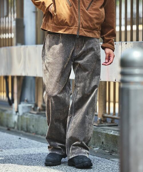 프릭스스토어 와이드 스트레이트 플로키 데님 팬츠 청바지 25AW 1043248901202