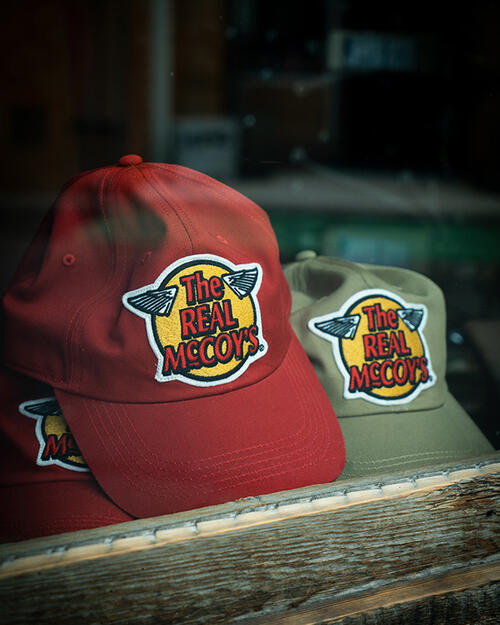 리얼맥코이 로고 베이스볼 캡 모자 MA23001