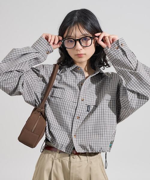 Foxfire X 프릭스스토어 여성 체크 피싱 셔츠 25AW 1100408400002