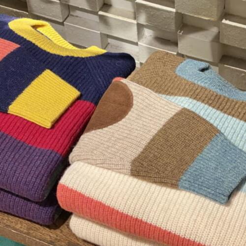 빔즈 플러스 5G 멀티 스트라이프 니트 울 25AW  38-15-0143-048