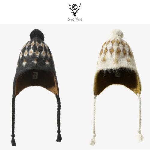 남이서팔 모헤어 니트 캡 귀달이 모자 S2W8 Nordic RW665 25AW
