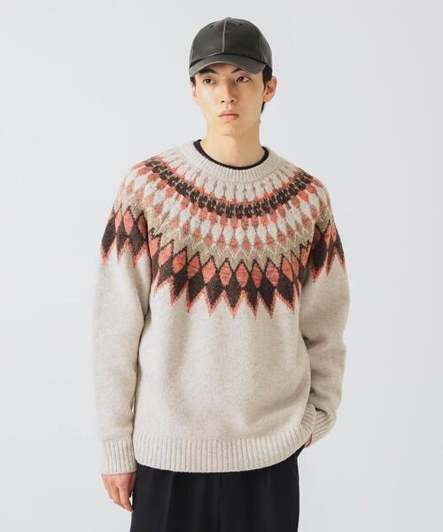 빔즈 하트 니트 네크라인  42-15-0086-639 25AW