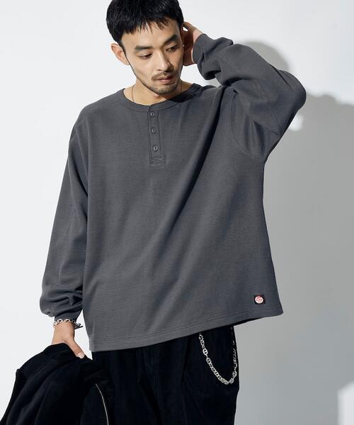 프릭스스토어 X RED KAP 헨리넥 써멀 긴팔 티 25AW 1023311600001