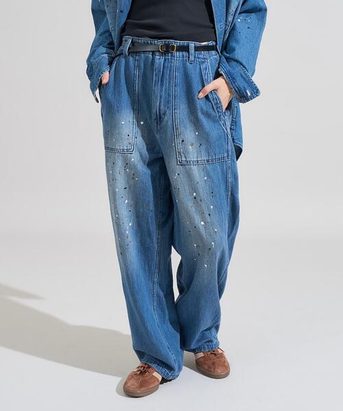 프릭스스토어 여성 페인팅 베이커 팬츠 바지 25AW 1142248903817