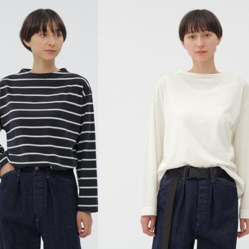 마가렛호웰 여성 긴팔 티 SMOOTH COTTON JERSEY TOP 25AW