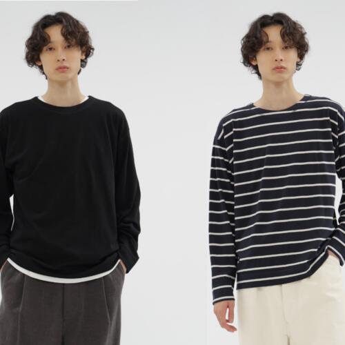 마가렛호웰 남성 긴팔 티 SMOOTH COTTON JERSEY TOP 25AW