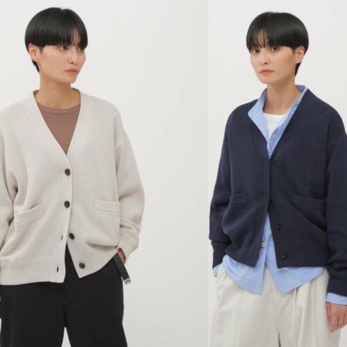 마가렛호웰 여성 니트 가디건 DRY WORN COTTON RIB KNITWEAR 25AW