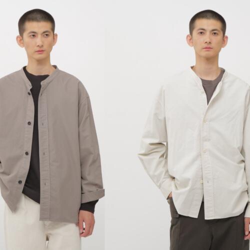 마가렛호웰 남성 긴팔 셔츠 SOFT HOPSACK SHIRT 25AW