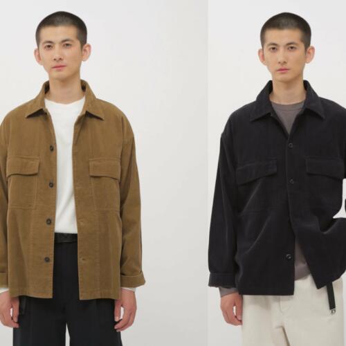 마가렛호웰 남성 셔츠 재킷 DRY COTTON NEEDLECORD SHIRT 25AW