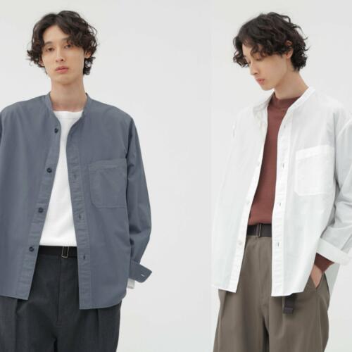 마가렛호웰 남성 긴팔 셔츠 GARMENT DYE COTTON SHIRTING SHIRT 25AW
