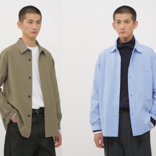 마가렛호웰 남성 긴팔 셔츠 BRUSHED COTTON CHAMBRAY SHIRT 25AW