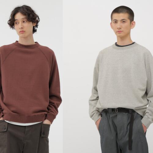 마가렛호웰 남성 긴팔 티 UPCYCLED LOOPBACK JERSEY TOP 25AW
