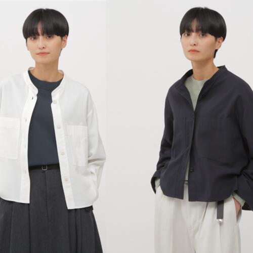 마가렛호웰 여성 긴팔 셔츠 FINE COTTON WOOL TWILL SHIRT 25AW