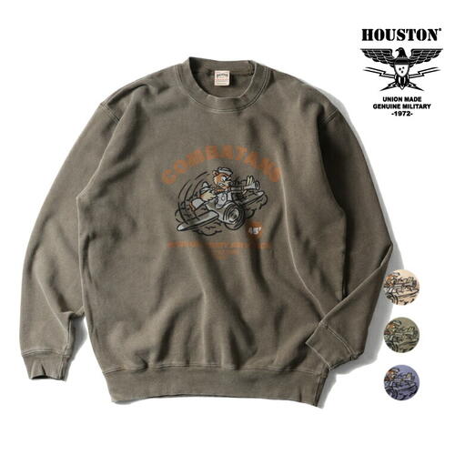 휴스턴 HOUSTON 파우더 프로스트 밀리터리 스웨트 티 맨투맨 빈티지 25AW 22358