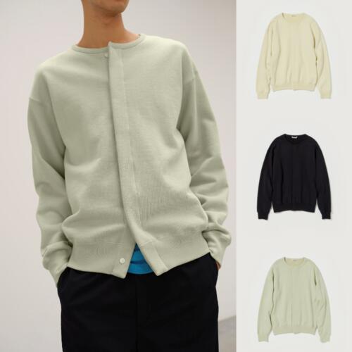 오라리 남성 스웨트 가디건 24SS HEAVY BD SWEAT CARDIGAN