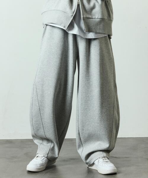 프릭스스토어 와이드 본디드 배럴 스웨트 팬츠 바지 1243248900592 25AW