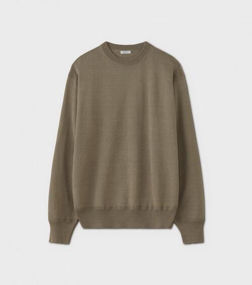 피그벨 니트 스웨터 린넨 울 W/L Crewneck Knit