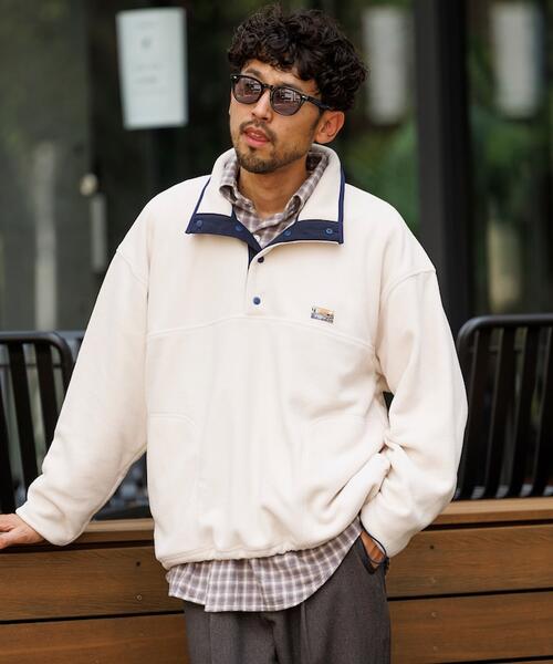 프릭스스토어 빅실루엣 플리스 스냅 버튼 스핀들 풀오버 25AW 1059248900121