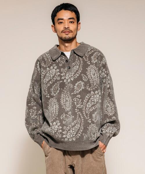프릭스스토어 페이즐리 패턴 폴로 니트 25AW 1031248900264