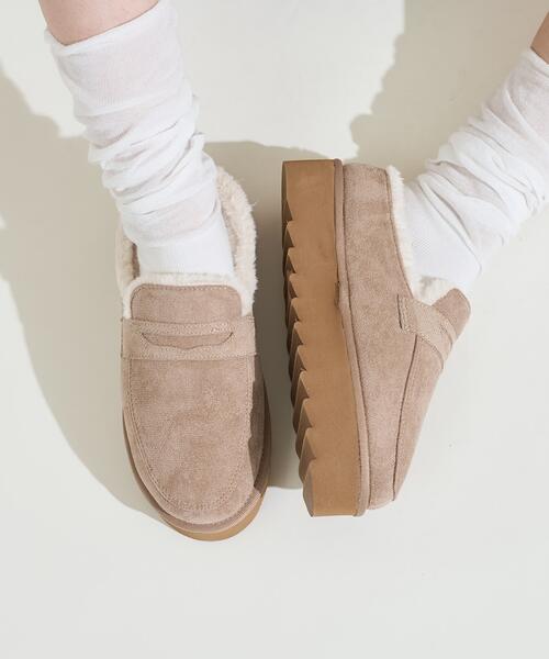 프릭스스토어 플랫폼 에코 퍼 로퍼 양털 슬립온 방한화 25AW 1179248900105