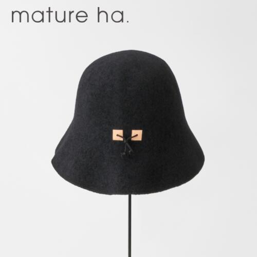 마추아하 마츄어하 WP 벨 햇 WP bell hat long – lamb wool MKF-25132P
