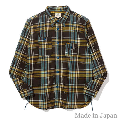 페로우즈 체크 셔츠 플란넬 빈티지 25W-750WS-C