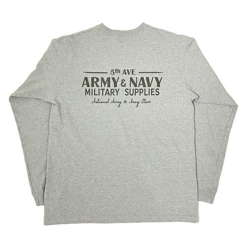 페로우즈 긴팔 티 빈티지 밀리터리 프린팅 25W-PLT4