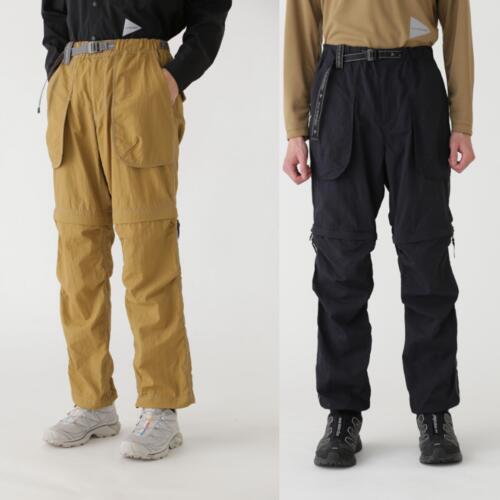 앤드원더 바지 NY taffeta hiker 2way pants 24aw