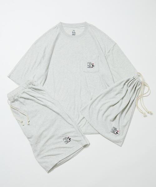 CHUMS 첨스 X 프릭스스토어 반팔 티 반바지 셋업 홈웨어 파자마 25SS 1026180500095
