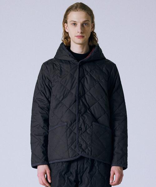 타이온 시티 파이핑 후드 다운 재킷 가디건 패딩 점퍼 TAION-106CI