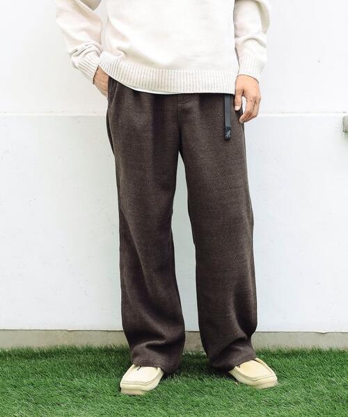 B MING by BEAMS 빔즈 X 그라미치 멜란지 슬랙스 바지 92-24-0470-585