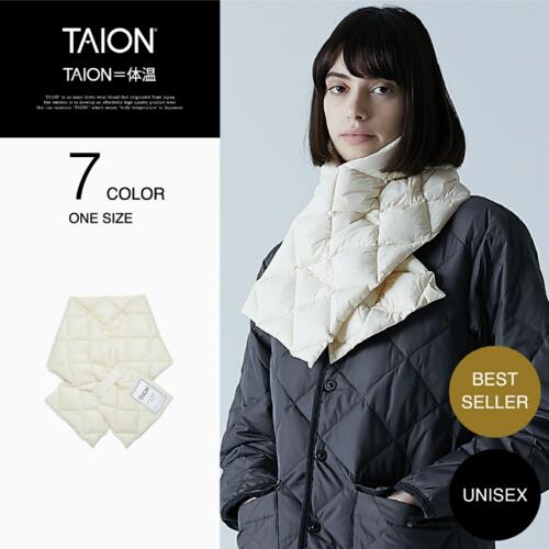 타이온 시티 다운 머플러 패딩 목도리 TAION-201CI2