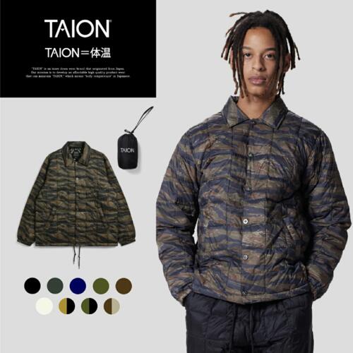 타이온 베이직 다운 코치 재킷 패딩 점퍼 TAION-109CHJ