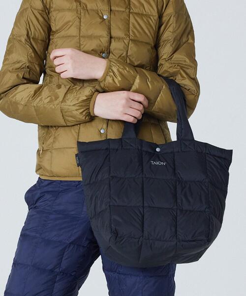 타이온 베이직 런치 다운 토트 백 패딩 가방 TAION-TOTE02-M 겨울 캐주얼