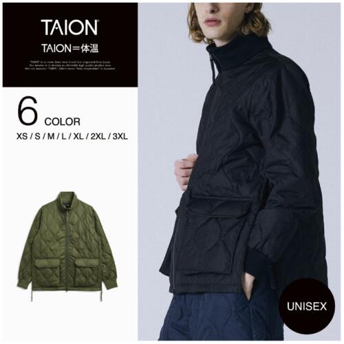 타이온 밀리터리 리브 하이넥 W 지퍼 다운 재킷 경량 패딩 점퍼 TAION-112ZML-1