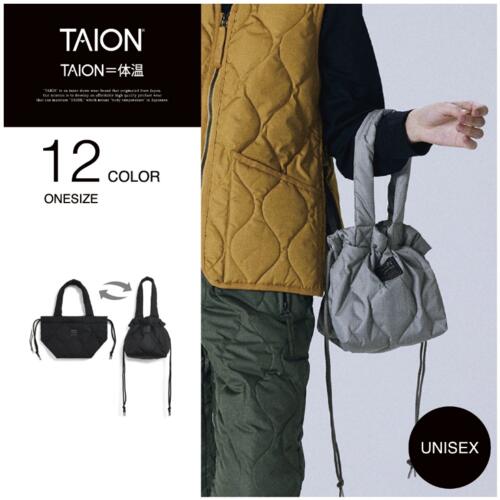 타이온 밀리터리 다운 토트백 S 퀼팅 가방 TAION-TT02ML-1-S 2WAY