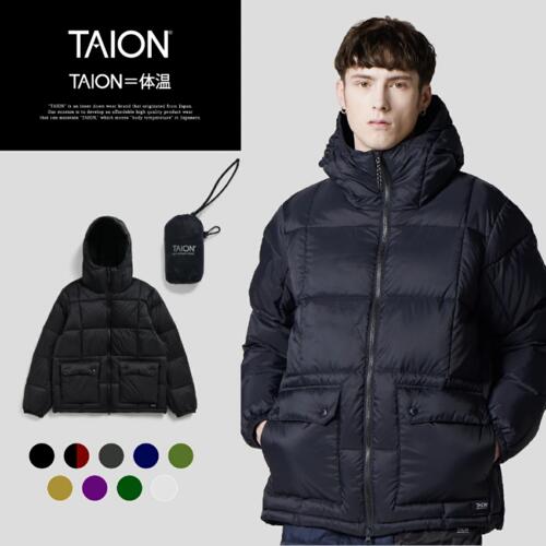타이온 마운틴 패커블 볼륨 다운 후드 재킷 점퍼 TAION-106VZMT