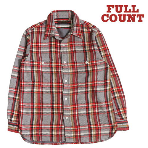 풀카운트 4094 코튼 체크 플란넬 셔츠 빈티지