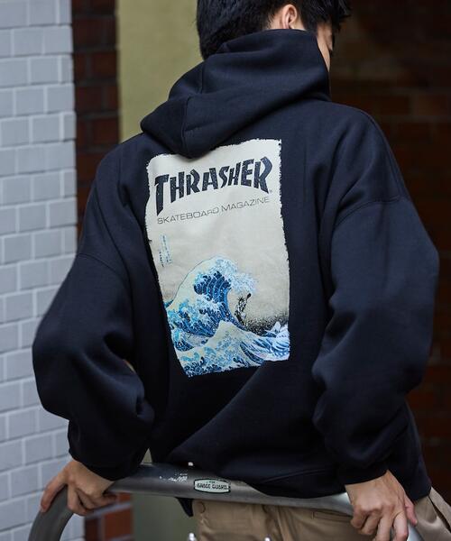 프릭스스토어 X THRASHER 후드 스웨트 티 맨투맨 25AW 1223327600122