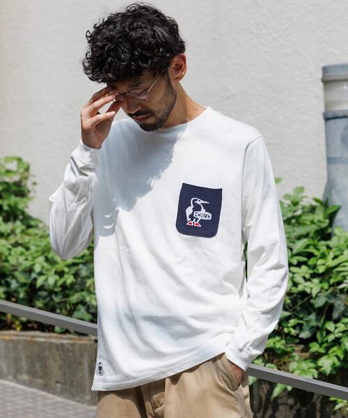 프릭스스토어 X CHUMS 첨스 긴팔 포켓 티 25AW 1221180500329