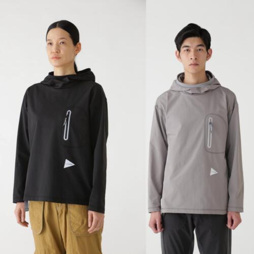 앤드원더 후드 티 hybrid warm pocket hoodie 25AW