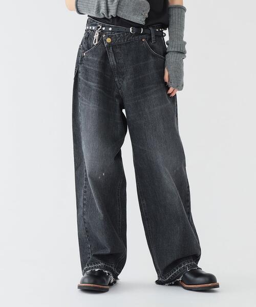 Lee X maturely 빔즈 보이 데님 아시메 팬츠 청바지 13-24-0527-060