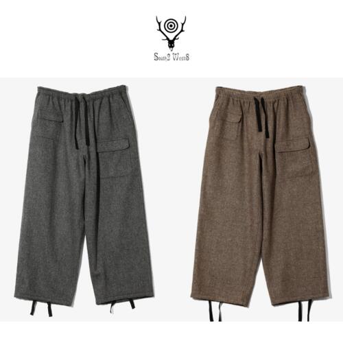 남이서팔 스트링 벌룬 팬츠 바지 Wool Nep Tweed RW585 25AW