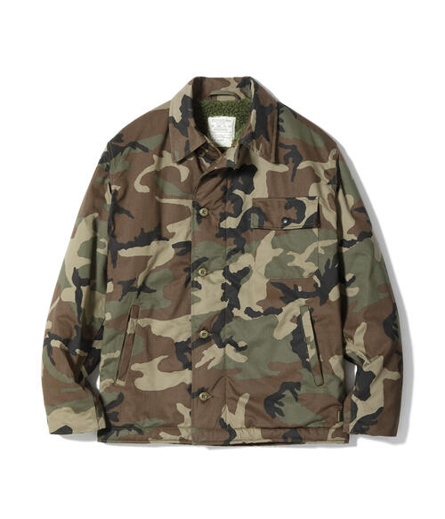버즈릭슨 데크 재킷 A-2 카모플라주 빈티지 밀리터리 BR15763