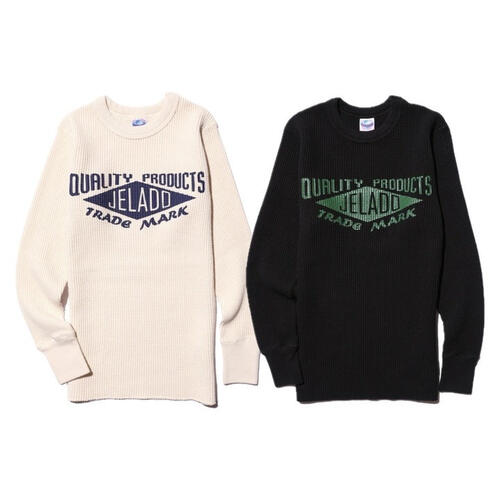 JELADO 제라도 메가 써멀 오피셜 로고 와플 긴팔 티25AW AB94234