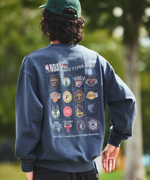 프릭스스토어 X NBA 로고 프린트 스웨트 티 맨투맨 25AW 1023248903141