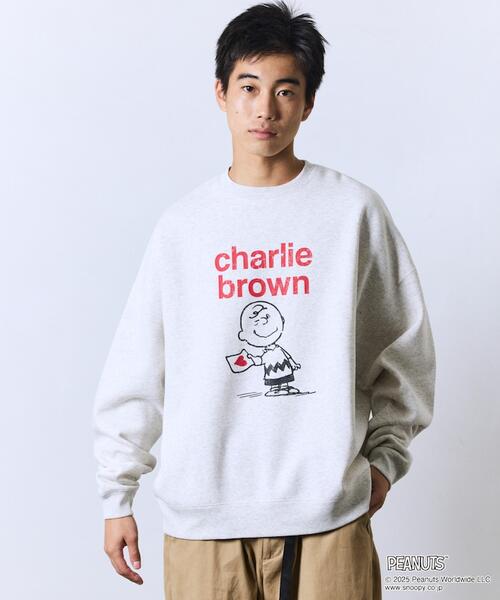 프릭스스토어 스웨트 티 스누피 찰리브라운 기모 맨투맨 25AW 1221248900908