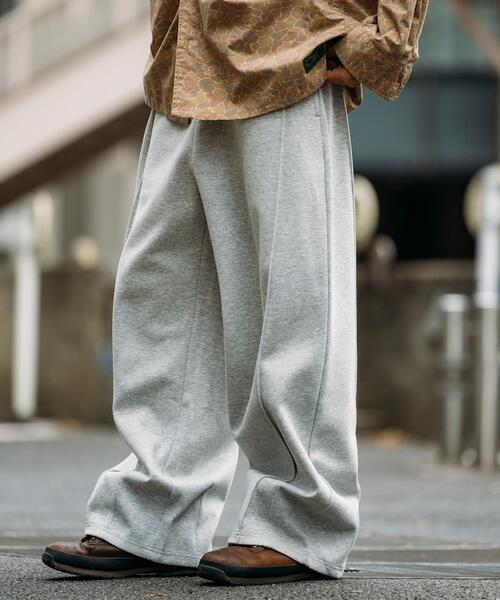 프릭스스토어 본디드 커브 와이드 실루엣 스웨트 팬츠 바지 1043248901206 25AW