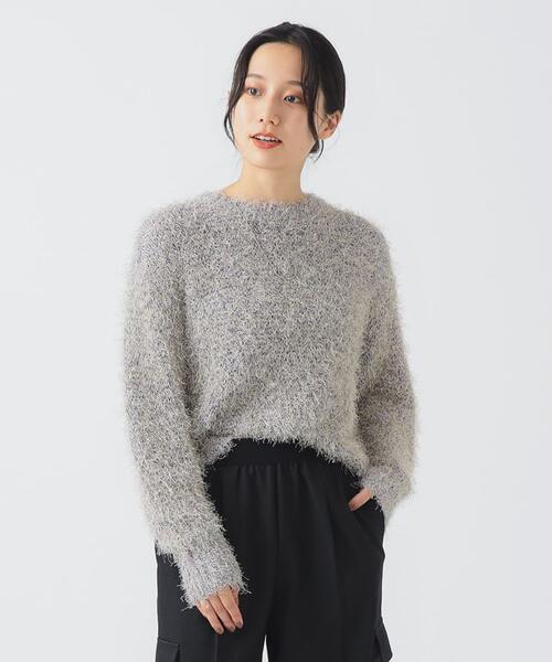 B MING by BEAMS 빔즈 여성 샤기 니트 25AW  93-15-0849-646